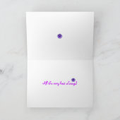 GrouchyChameleon著ハッピーバースデーの挨拶状 カード (内部)