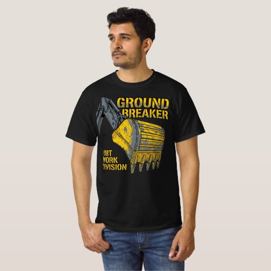 Ground Breaker Dirt Work Division Construction  Tシャツ (正面フル)