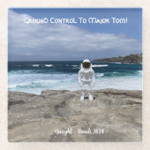 Ground ControlからTom専攻のへ – Coaster ガラスコースター (正面)