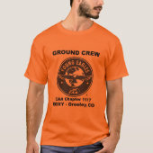 Ground CrewのTシャツ – カラーのシャツに使用 Tシャツ (正面)