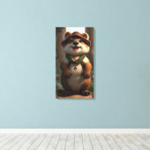 Ground Hog  キャンバスプリント (インサイチュ (ウッドフロア))