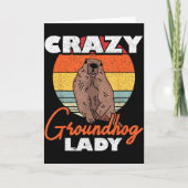 Ground Hog Crazy Groundhog Lady  カード (正面)