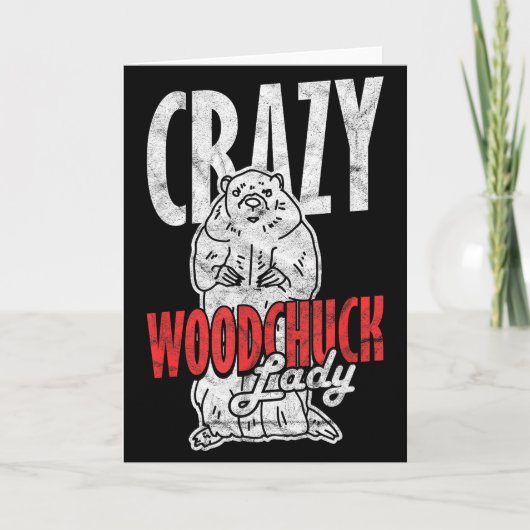 Ground Hog Crazy Woodchuck Lady _3  カード (正面)
