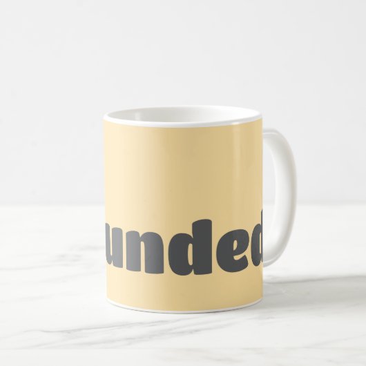 Grounded コーヒーマグカップ (正面右)