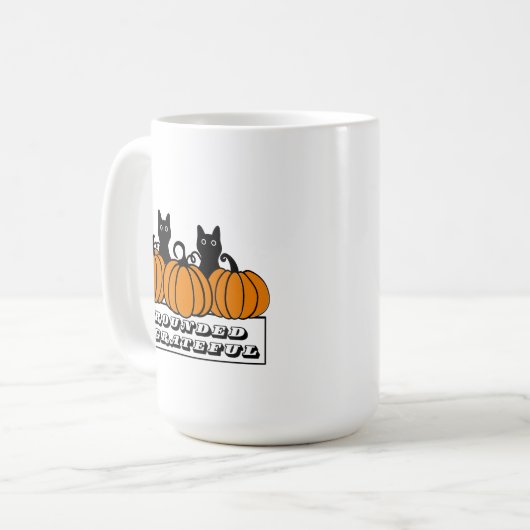 Grounded and Grateful コーヒーマグカップ (正面左)