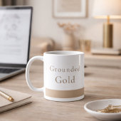 Grounded Gold Calm Classic Mug, 11 oz コーヒーマグカップ