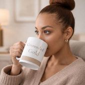 Grounded Gold Calm Classic Mug, 11 oz コーヒーマグカップ