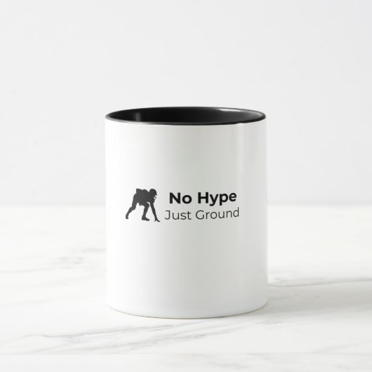 Grounded New Year – Minimalist Motivation Mug card マグカップ (中央)