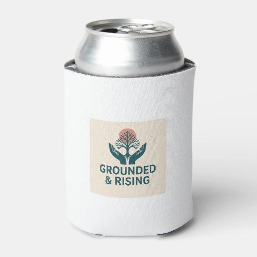 Grounded & Rising Koozie 缶クーラー (缶正面)