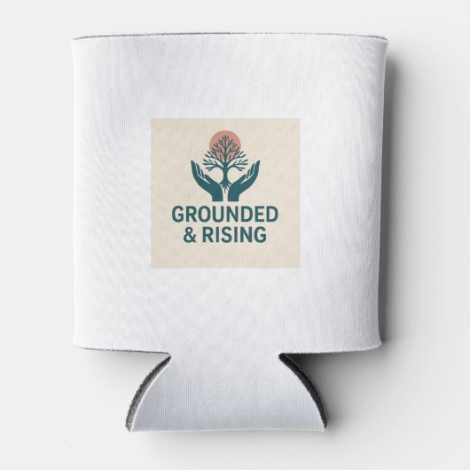 Grounded & Rising Koozie 缶クーラー (正面)