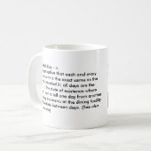 Groundfob日のコーヒー・マグ コーヒーマグカップ (正面左)