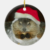 Groundhogかウッドチャックのクララのオーナメント セラミックオーナメント (裏面)