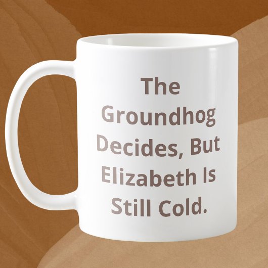 Groundhogがパーソナライズ可能を決定 コーヒーマグカップ