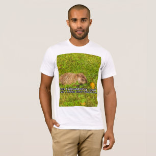 groundhogに今日接吻して下さい。 狂犬病の打撃のTシャツを得て下さい Tシャツ