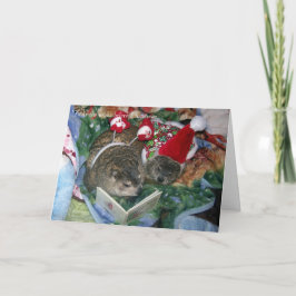 Groundhogのクリスマスカード シーズンカード