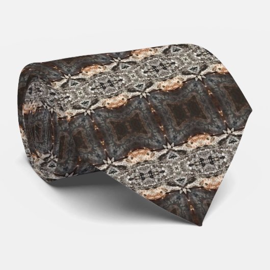 Groundhogの微笑の抽象美術 ネクタイ (ロール)