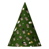 Groundhogの日のパターン パーティーハット (左)