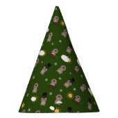 Groundhogの日のパターン パーティーハット (右)