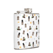 Groundhogの日のパターン フラスク (右)