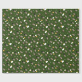 Groundhogの日のパターン ラッピングペーパー (フラット)