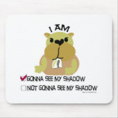 Groundhogの日の投票影 マウスパッド (正面)