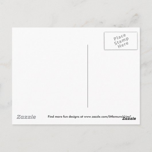 Groundhogの日はがきを作成する ポストカード (裏面)