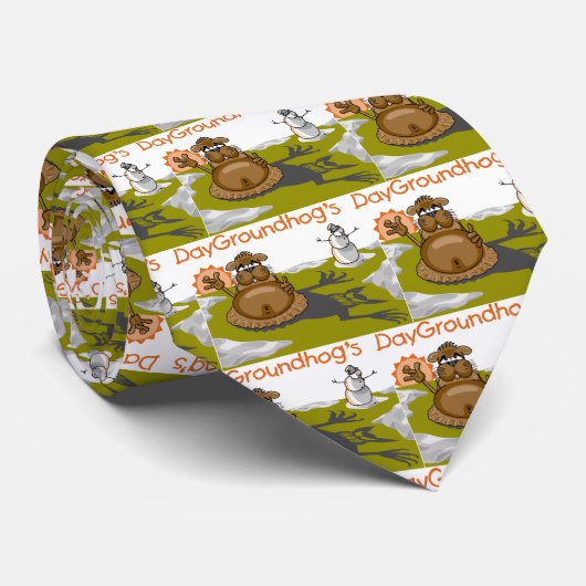 Groundhogの日 ネクタイ (ロール)