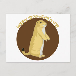 Groundhogの日 ポストカード