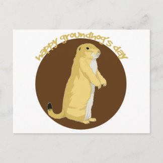 Groundhogの日 ポストカード