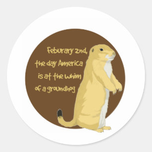 Groundhogの日 ラウンドシール