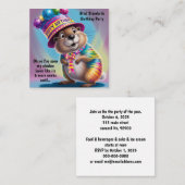 groundhogの色サイケデリックは影を映す エンクロージャーカード (正面/裏面)