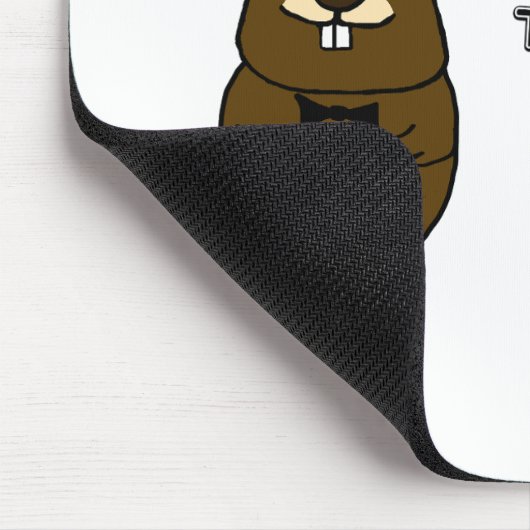 Groundhogは天気を制御し、あなたは私のハートを制御 マウスパッド (コーナー)