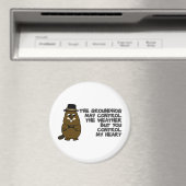 Groundhogは天気を制御し、あなたは私のハートを制御 マグネット (インサイチュ (食洗機))