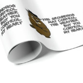 Groundhogは天気を制御し、あなたは私のハートを制御 ラッピングペーパー (ロールコーナー)