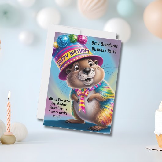 groundhogは影の色をサイケデリック使用 招待状