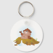 Groundhogキーチェーン キーホルダー (正面)