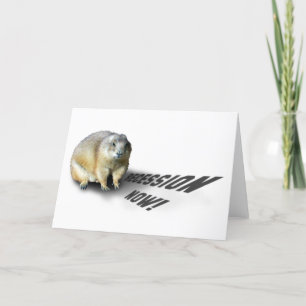 Groundhogフィルは…言います カード