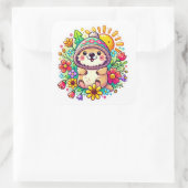 Groundhogフード付きスウェットシャツシール スクエアシール (バッグ)