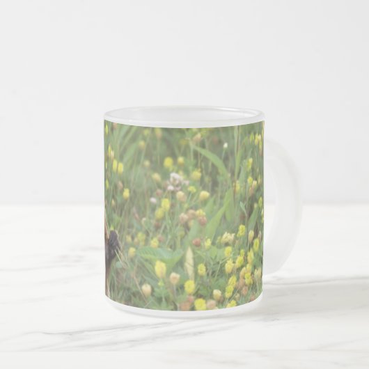 Groundhogポーズマグ フロストグラスマグカップ (正面右)