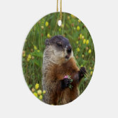 Groundhogポーズ セラミックオーナメント (右)