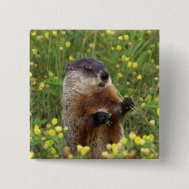 Groundhogポーズ 缶バッジ