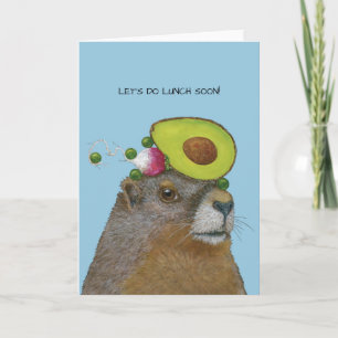 Groundhogランチの招待 カード