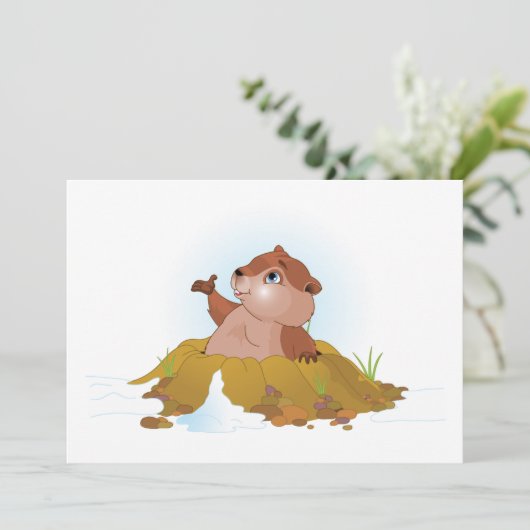 Groundhog招待状 招待状 (スタンド正面)