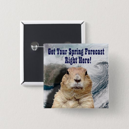 Groundhog春予測 缶バッジ (正面&裏面)