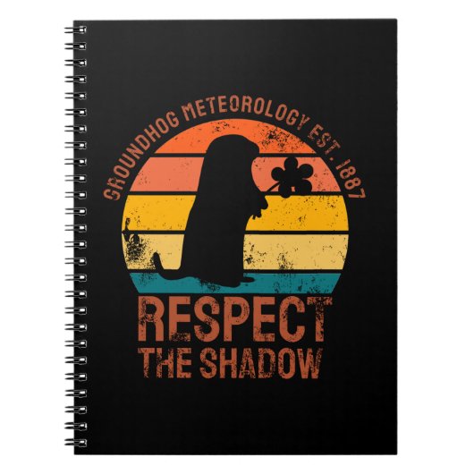 Groundhog気象学Est.1887 ノートブック (正面)