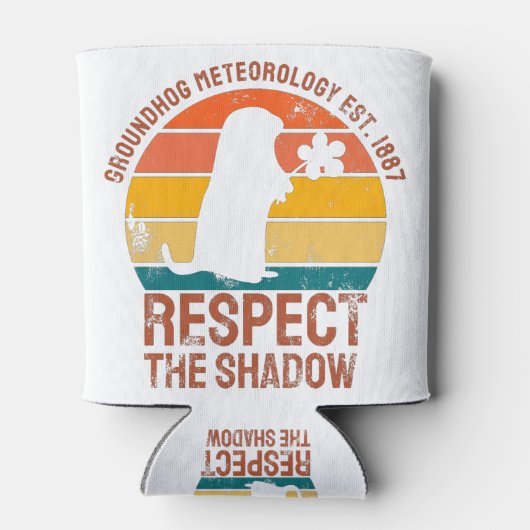 Groundhog気象学Est.1887 缶クーラー (裏面)