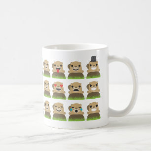 groundhog絵文字 コーヒーマグカップ
