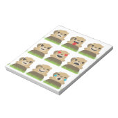 groundhog絵文字 ノートパッド (回転)
