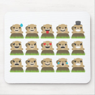 groundhog絵文字 マウスパッド