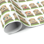 groundhog絵文字 ラッピングペーパー (ロールコーナー)